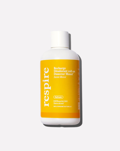 Recharge Déodorant roll - on Douceur Monoï - Respire