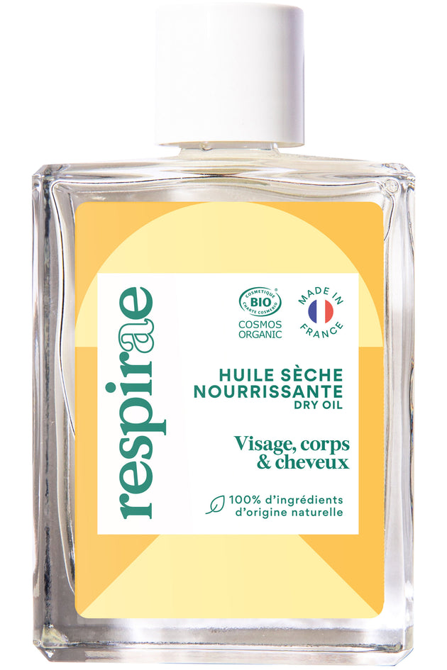 Huile sèche nourrissante Respirae certifiée Bio 50ml