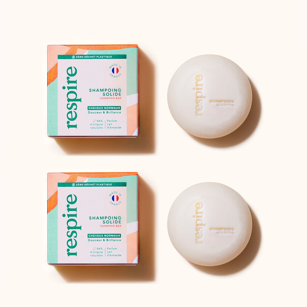 Duo Shampoings Solides Lait d'Amande