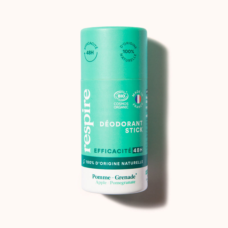 Déodorant Solide Certifié Bio efficace 48h Pomme Grenade