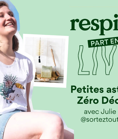 Talk Zéro Déchet avec Julie Bernier de "Sortez tout vert"