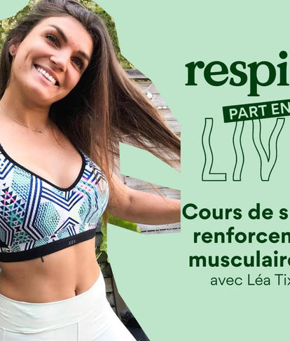 Cours de sport : renforcement musculaire avec Léa (séance 2) - Respire
