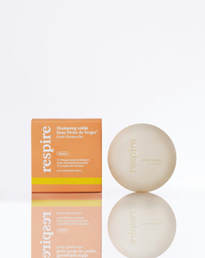 Shampoing solide doux Pêche du Verger