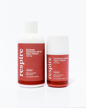 Kit Découverte Déodorant roll - on Figue Fraîche - Respire