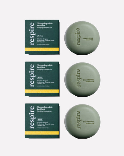 Kit Shampoing solide Purifiant - Respire