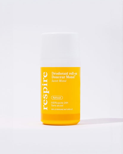 Recharge Déodorant roll - on Douceur Monoï - Respire