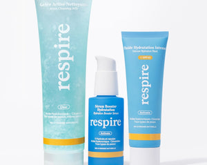 Routine Hydratante - Acide Hyaluronique - SPF30 - Prévention des ridules - Respire