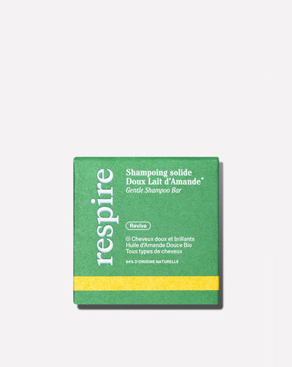 Shampoing solide doux Lait d’Amande - Respire